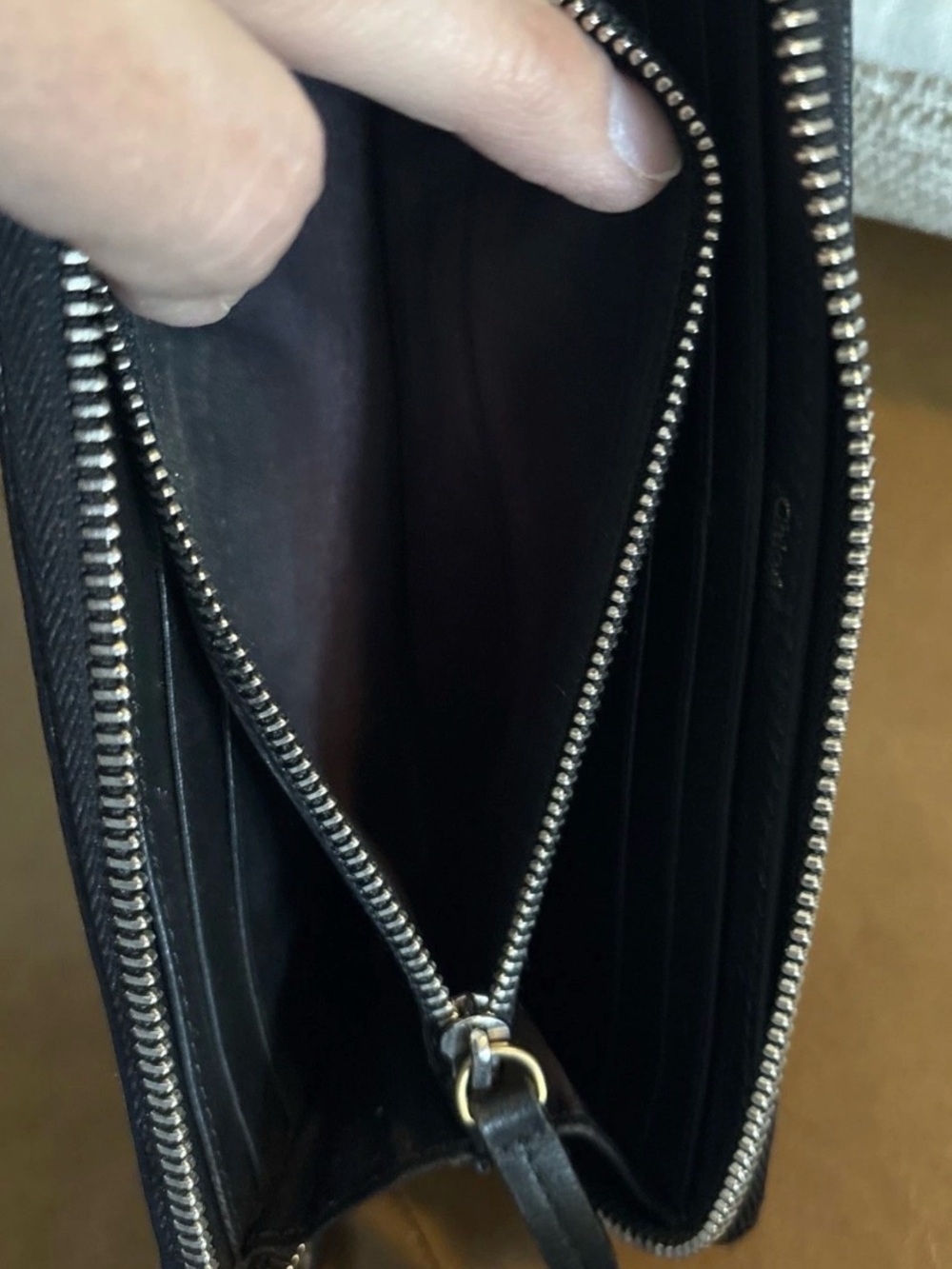 Chloé Black Zip-Around Paddington wallet WITH LOCK AND KEY - vintage - Picture 8 of 9